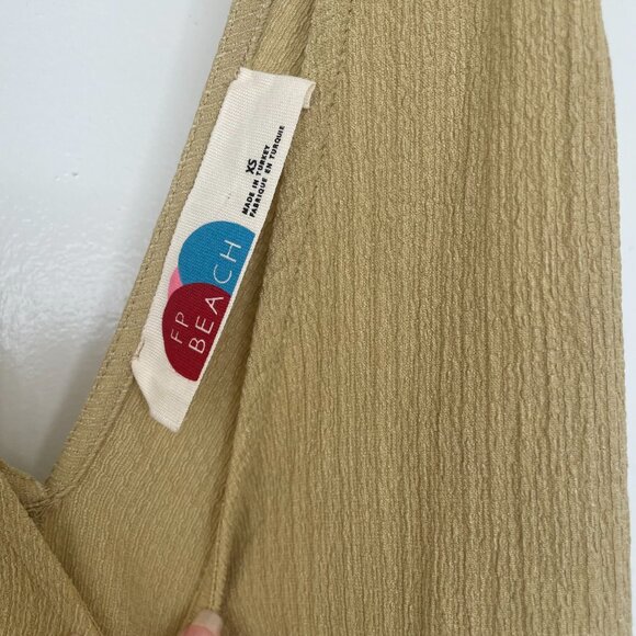 FREE PEOPLE FP Beach Lyla Midi Dress in Sungold - Picture 4 of 6